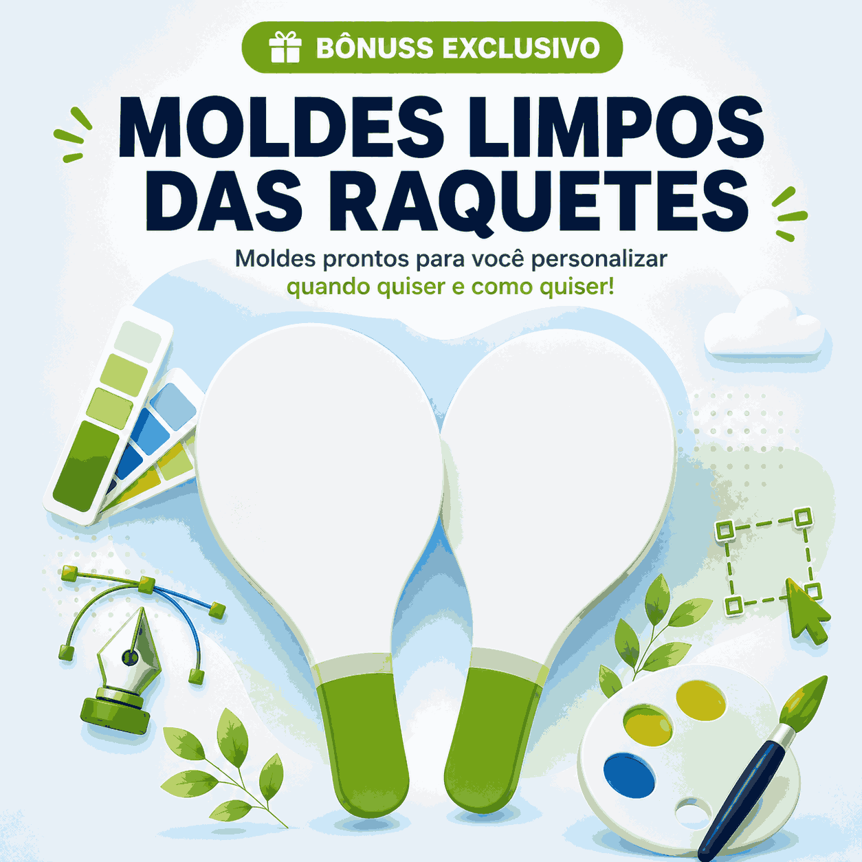 Moldes Limpos das Raquetes
